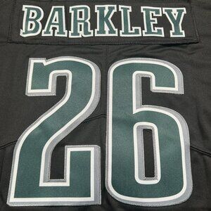 Men's Philadelphia Eagles Saquon Barkley #26 Stitched Black Alternate Jersey